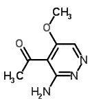 CAS#: 107890-47-1， 1-(3-Amino-5-Methoxy-4-Pyridazinyl)Ethanone