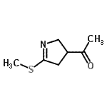 CAS 登录号：107942-26-7， 1-[5-(甲硫基)-3,4-二氢-2H-吡咯-3-基]乙酮
