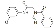 CAS#: 108086-41-5， N-(3-Methoxy-phenyl)-2-(4-oxo-4H-quinazolin-3-yl)-acetamide
