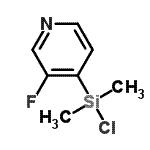 CAS#: 108093-98-7， 4-[Chloro(Dimethyl)Silyl]-3-Fluoropyridine