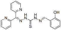 CAS 登录号：108100-42-1， 1-[二(吡啶-2-基)亚甲基氨基]-3-[[(E)-(6-氧代-1-环己-2,4-二烯亚基)甲基]氨基]硫脲