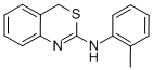 CAS 登录号：108288-50-2， N-(2-甲基苯基)-4H-3,1-苯并噻嗪-2-胺