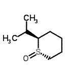 CAS 登录号：108306-87-2， (1S,2R)-2-异丙基四氢-2H-噻喃1-氧化物