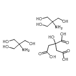 CAS 登录号：108321-34-2， 2-氨基-2-(羟基甲基)-1,3-丙烷二醇2-羟基-1,2,3-丙烷三羧酸酯(2:1)