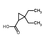 CAS#: 108420-15-1， 2,2-Diethylcyclopropanecarboxylic Acid