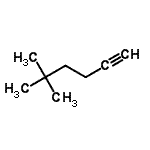 CAS 登录号：108490-21-7， 5,5-二甲基-1-己炔