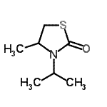 CAS 登录号：108562-65-8， 3-异丙基-4-甲基-1,3-噻唑烷-2-酮