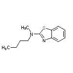 CAS 登录号：108656-86-6， N-丁基-N-甲基-1,3-苯并噻唑-2-胺