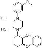 CAS 登录号：108661-81-0， (1R,2S,6R)-2-[4-(3-甲氧基苯基)哌嗪-1-基]-6-苯氧基环己烷-1-醇二盐酸盐