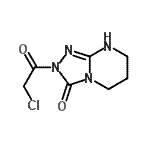 CAS 登录号：108735-50-8， 2-(氯乙酰基)-1,5,6,7-四氢[1,2,4]三唑并[4,3-a]嘧啶-3(2H)-酮