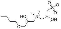 CAS 登录号：108797-84-8， 3-丁氧基-2-羟基-N-(2-羟基-3-磺基丙基)-N,N-二甲基-1-丙铵内盐