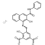CAS#: 109125-50-0， 3-Hydroxy-4-[2-(2-Hydroxy-3,5-Dinitrophenyl)Diazenyl]-N-Phenyl-2-Naphthalenecarboxamide Chromium(3+) Salt (1:1)