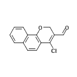 CAS 登录号：109179-59-1， 4-氯-2H-苯并[h]苯并吡喃-3-甲醛