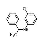 CAS 登录号：109240-37-1， 3-氯-N-(1-苯基乙基)苯胺