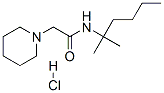 CAS 登录号：109310-43-2， N-(2-甲基己烷-2-基)-2-哌啶-1-基乙酰胺盐酸盐