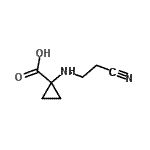 CAS 登录号：109577-96-0， 1-[(2-氰基乙基)氨基]环丙烷羧酸