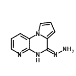 CAS 登录号：109701-76-0， 6-[(1E)-肼基]吡啶并[2,3-e]吡咯并[1,2-A]吡嗪