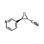 CAS 登录号：110038-43-2， (2R,3R)-3-(3-吡啶基)-2-环氧乙烷甲腈