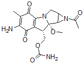 CAS 登录号：1102-95-0， 1alpha-乙酰基丝裂霉素C