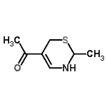 CAS 登录号：110307-83-0， 1-(2-甲基-3,6-二氢-2H-1,3-噻嗪-5-基)乙酮