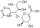 CAS#: 110326-09-5， (4S,5R,6R)-6-[(2R,3R,4R,5R)-2-Acetamido-4,5,6-Trihydroxy-1-Oxohexan-3-Yl]Oxy-4,5-Dihydroxy-5,6-Dihydro-4H-Pyran-2-Carboxylic Acid