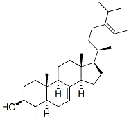 CAS 登录号：11040-28-1， (3S,5S,9R,10S,13R,14R,17R)-4,10,13-三甲基-17-[(Z,2R)-5-丙-2-基庚-5-烯-2-基]-2,3,4,5,6,9,11,12,14,15,16,17-十二氢-1H-环戊二烯并[a]菲-3-醇