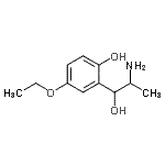 CAS 登录号：110492-83-6， 2-(2-氨基-1-羟基丙基)-4-乙氧基苯酚