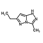 CAS 登录号：110582-00-8， 6-乙基-3-甲基-1H-吡唑并[5,1-c][1,2,4]三唑