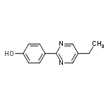 CAS 登录号：110733-83-0， 4-(5-乙基-2-嘧啶基)苯酚