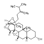 CAS 登录号：110945-69-2， (1S,5R,6S,9S,11R,13S,15S,16S,17R,19S,21S)-6,21-二甲基-21-(4-甲基-3-亚甲基戊基)-14,18,20-三氧杂七环[15.4.1.0<sup>2,16</sup>.0<sup>2,19</sup>.0<sup>5,15</sup>.0<sup>6,11</sup>.0<sup>13,15</sup>]二十二烷-9-醇