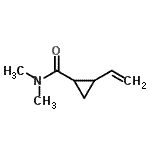CAS 登录号：111002-02-9， N,N-二甲基-2-乙烯基环丙烷甲酰胺