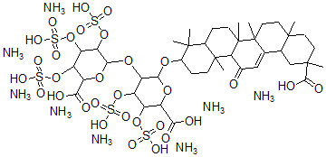 CAS#: 111196-54-4， Glycyrrhizin sulfate octaammonium salt