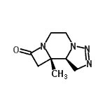 CAS 登录号：111197-30-9， 反式-1,5,6,9,9a,9b-六氢-9a-甲基-8H-氮杂环丁烷并[1,2-a][1,2,3]三唑并[5,1-c]吡嗪-8-酮