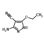 CAS 登录号：111375-26-9， 3-氨基-5-乙氧基-1H-吡唑-4-甲腈