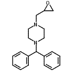 CAS 登录号：111452-72-3， 1-(二苯基甲基)-4-(2-环氧乙烷基甲基)哌嗪