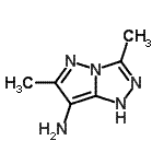 CAS#: 111628-46-7， 3,6-Dimethyl-1H-Pyrazolo[1,5-d][1,2,4]Triazol-7-Amine