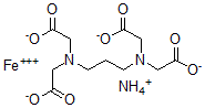 CAS#: 111687-36-6， 1,3-Diaminopropanetetraacetic acid iron(III) ammonium salt