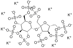 CAS#: 111757-57-4， Sucroseoctasulfatepotassiumsalt