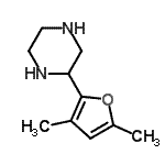 CAS 登录号：111781-41-0， 2-(3,5-二甲基-2-呋喃基)哌嗪