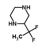 CAS 登录号：111781-50-1， 2-(1,1-二氟乙基)哌嗪