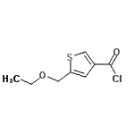 CAS 登录号：111859-83-7， 5-(乙氧基甲基)-3-噻吩甲酰氯