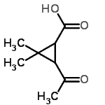 CAS#: 111869-21-7， 3-Acetyl-2,2-Dimethylcyclopropanecarboxylic Acid
