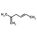 CAS 登录号：1119-14-8， (4E)-2-甲基-1,4-己二烯