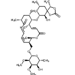CAS 登录号：112008-27-2， [(2R,3R,4Z,6E,9R,11S,12S,13S,14E)-12-{[(4S,6R,7S,9R)-6-羟基-4,9-二甲基-2-氧代-1,3,8-三氧杂螺[4.5]癸-7-基]氧基}-2,9,11,13-四甲基-8,16-二氧代氧杂环十六碳-4,6,14-三烯-3-基]甲基6-脱氧-2,3-二-O-甲基-beta-D-阿洛吡喃糖苷