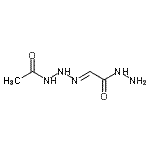 CAS 登录号：112032-77-6， (2E)-2-(3-乙酰基三氮杂n亚基)乙酰肼