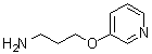 CAS 登录号：112086-55-2， 3-(3-吡啶基氧基)-1-丙胺