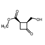 CAS#: 112139-39-6， Methyl (1R,2S)-2-(Hydroxymethyl)-3-Oxocyclobutanecarboxylate