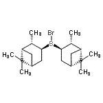CAS 登录号：112246-74-9， 溴[(1R,2S,3R,5R)-2,6,6-三甲基双环[3.1.1]庚-3-基][(1S,2R,3S,5S)-2,6,6-三甲基双环[3.1.1]庚-3-基]硼烷