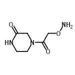CAS 登录号：112257-43-9， 4-[(氨基氧基)乙酰基]-2-哌嗪酮