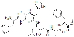 CAS#: 112317-45-0， Phenylalanyl-glycyl-histidyl-statyl-alanyl-phenylalanine methyl ester